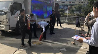  港之龍園區(qū),全民關注消防,防患于未“燃”